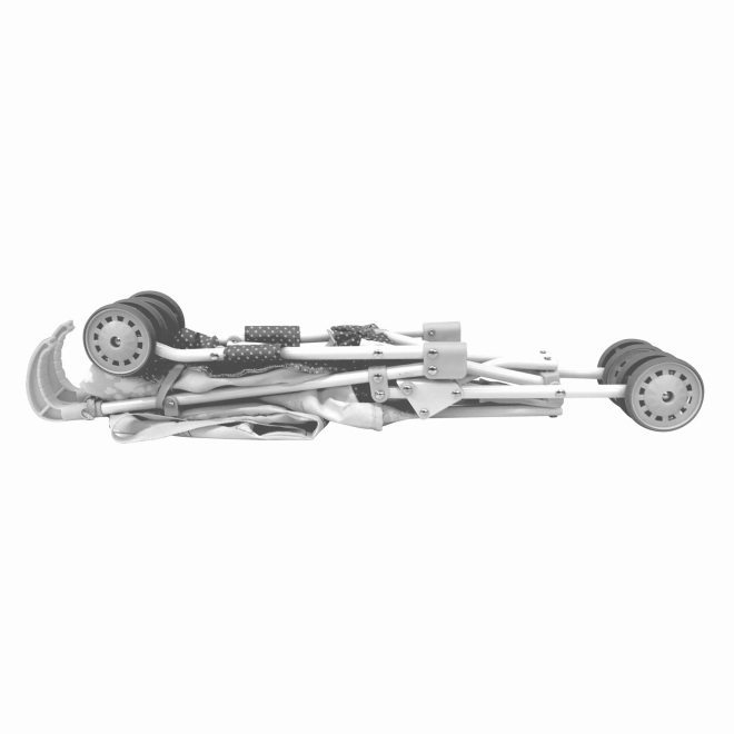 DeCuevas 90086 Poussette pliable pour poupées clubs de golf FUNNY 2023 - 56 cm