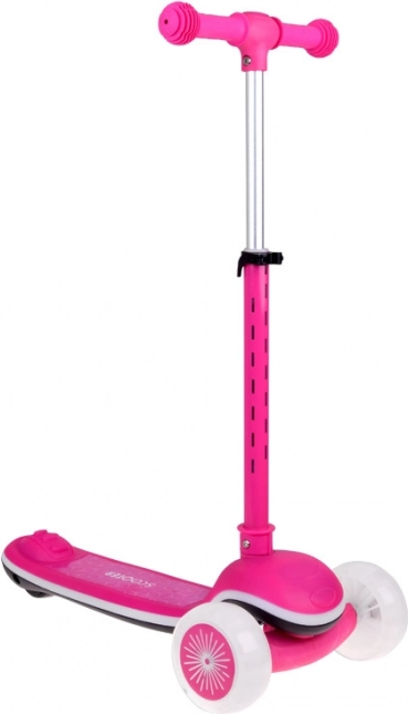Trottinette d'équilibre pour enfants avec lumières et musique – Rose