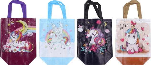Sac cadeau M pour enfants en textile non tissé 32 × 36 × 12 cm