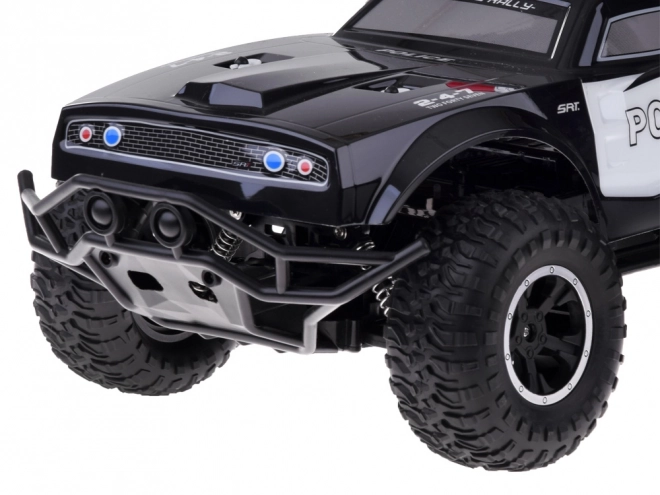 Grand monster truck télécommandé POLICE éclairage télécommande RC0626