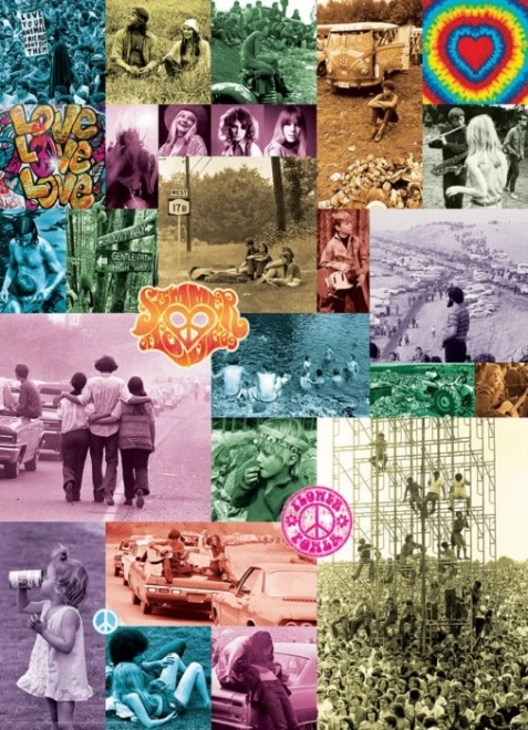 Eurographics Puzzle Amour Années 60 1000 pièces