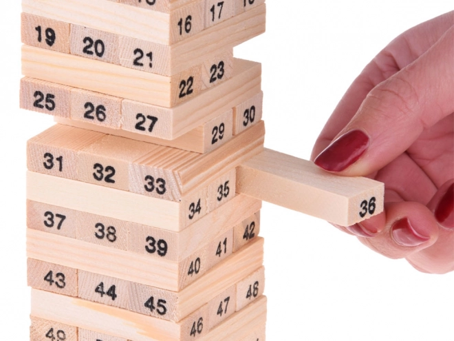 Jeu de tour en bois