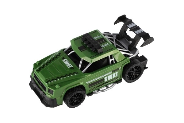 Voiture de course en plastique à inertie - 16 cm