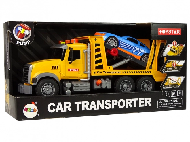 Transporteur Camion d'aide Rampe jaune Sons Lumières