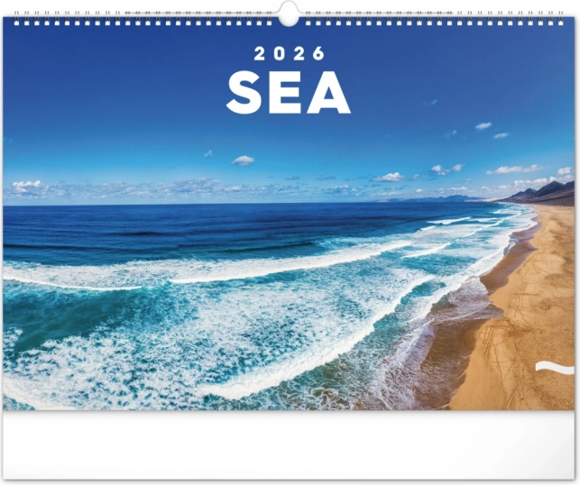 Calendrier mural Mer 2026