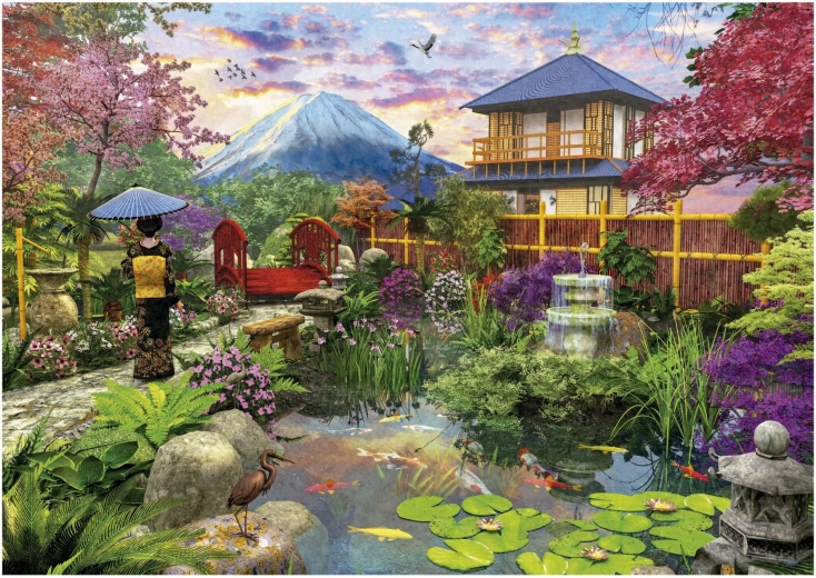 Puzzle Jardin japonais 1500 pièces