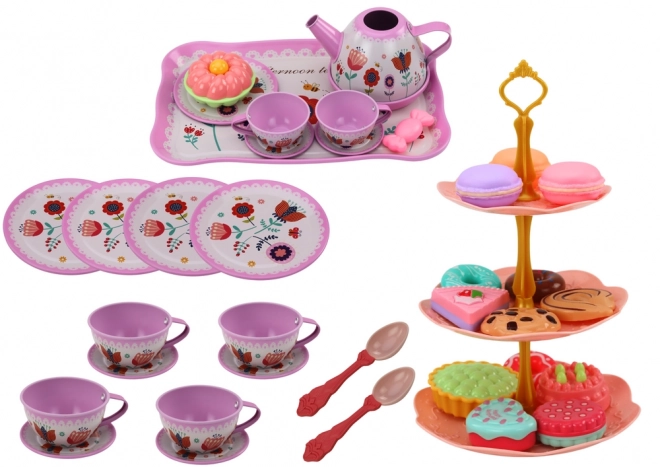 Set pour goûter dansant pour enfants avec desserts