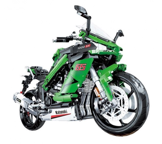 Kit de Construction Moto Sportive verte 2304 pièces