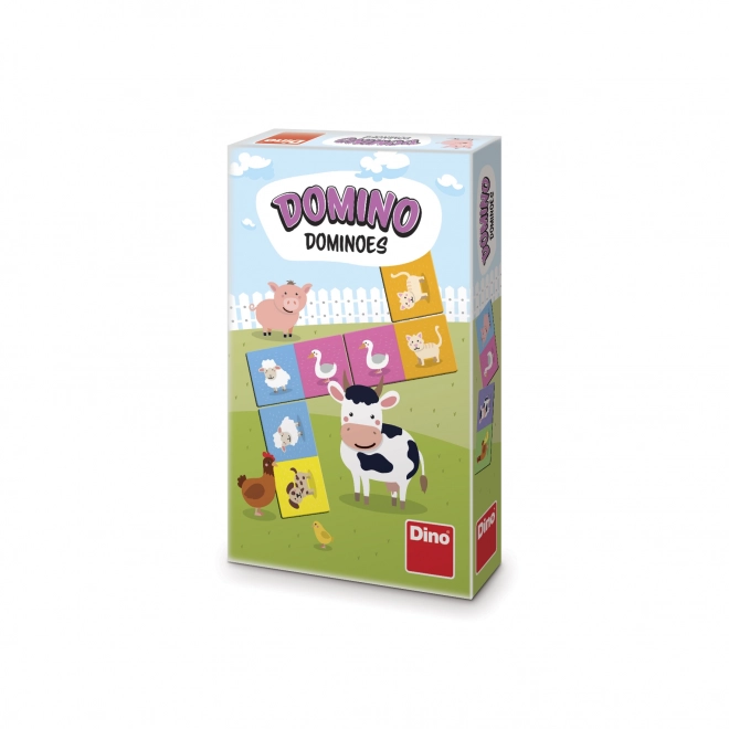 Domino avec des animaux de Dino