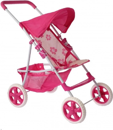 Poussette pour poupées WOOPIE Royal à motif floral