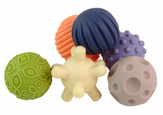 Ensemble de balles sensorielles 6 pcs Colorées