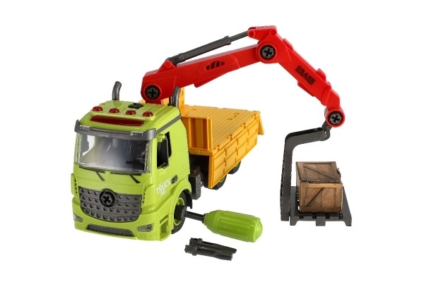 Voiture de construction à visser avec lumière et son