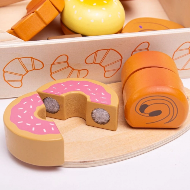 Bigjigs Toys Découpe de viennoiseries en boîte