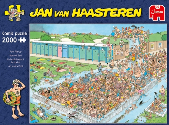 Puzzle Jumbo – amusement à la piscine 2000 pièces