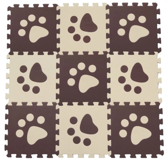 Puzzle en mousse BABY Pattes brunes H (29,5x29,5)