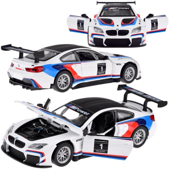 Modèle réduit en métal de la voiture de sport BMW M6 GT3