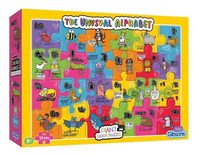 Gibsons grands puzzles de sol alphabet original pour enfants