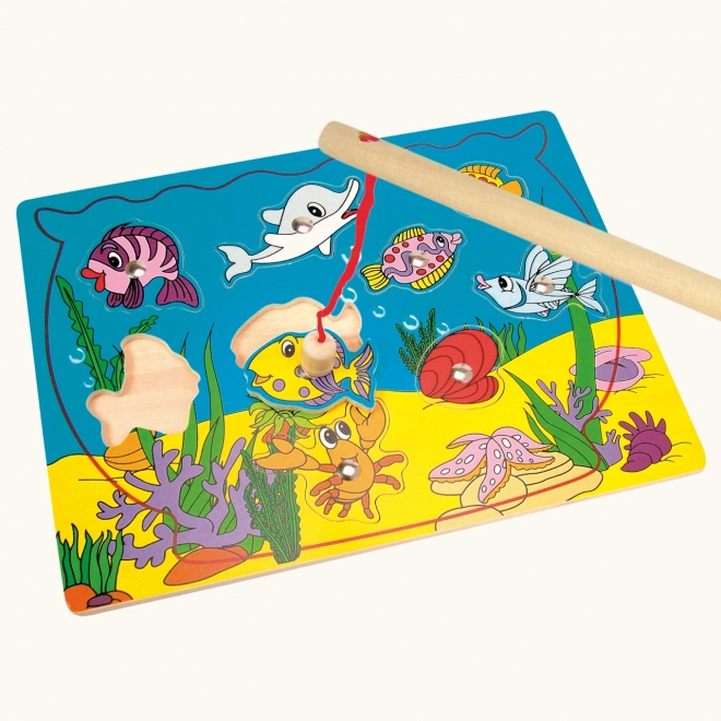 Aquarium magnétique Bino attrape-poissons
