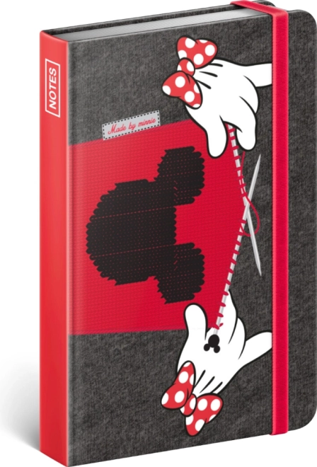 Carnet ligné Minnie Mouse 11 × 16 cm, 172 pages