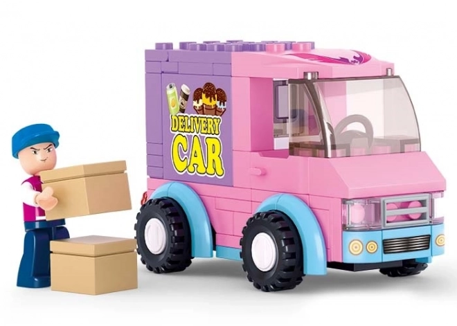 Sluban Girls Dream Town camion de glaces – jeu de construction