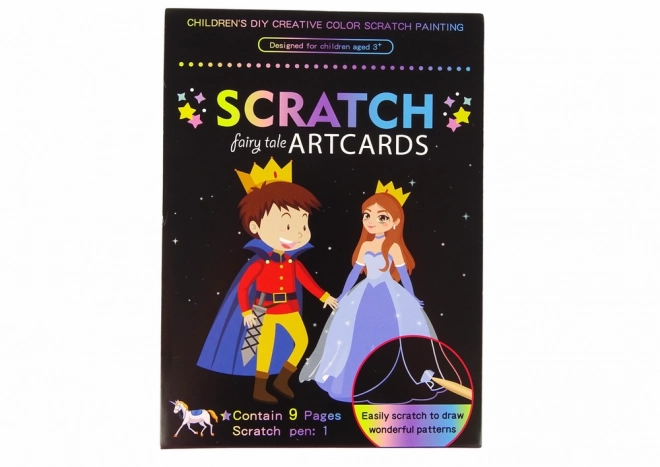 Tableau à gratter Coloriages pour enfants Royaume