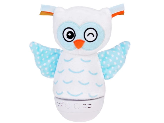 Veilleuse peluche hibou changeant de couleur boîte à musique pour enfants ZA5190