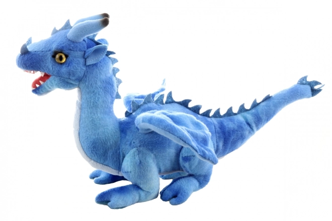 Dragon en peluche bleu écologique