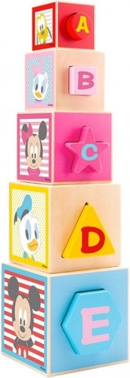 Pyramide en bois Mickey