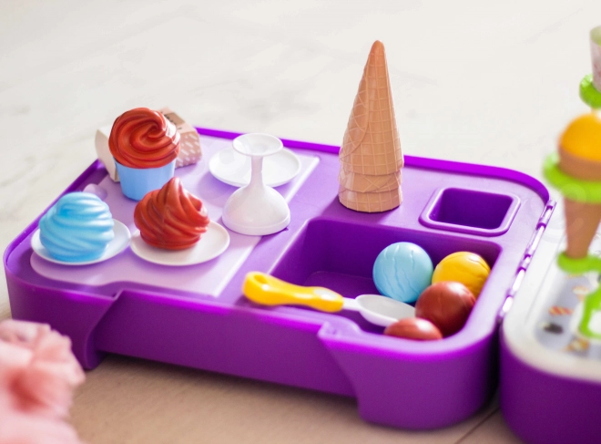 Woopie stand portatif avec crème glacée 3 en 1 ensemble 62 pcs