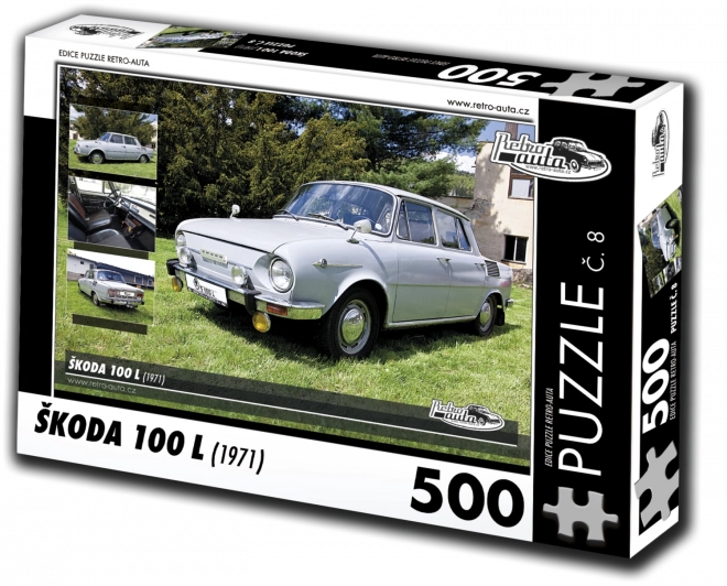 Puzzle RETRO-AUTA Škoda 100 L 500 pièces