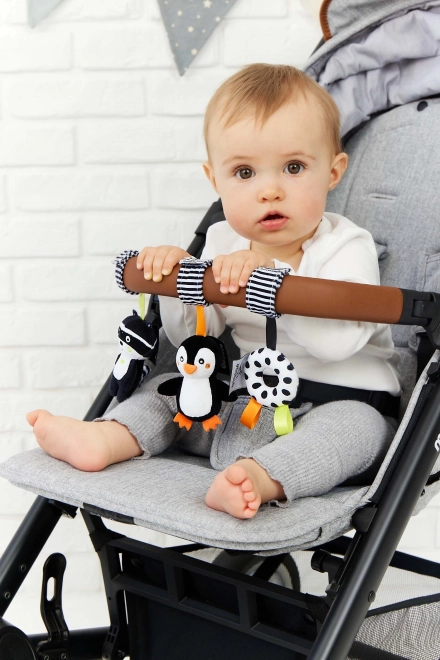 Jouet en peluche suspendu raton laveur