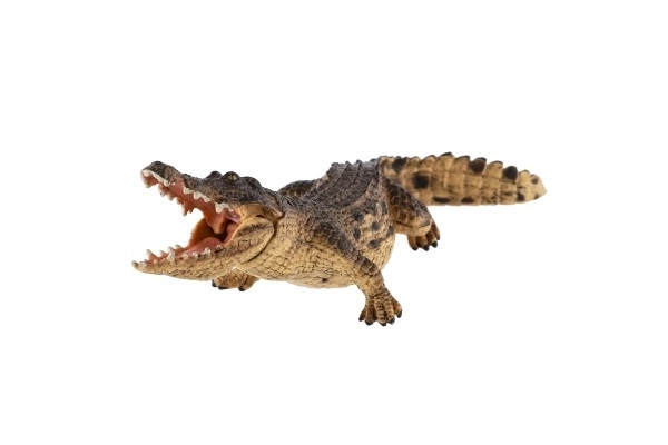 Crocodile du Nil en plastique zooté 18cm en sac