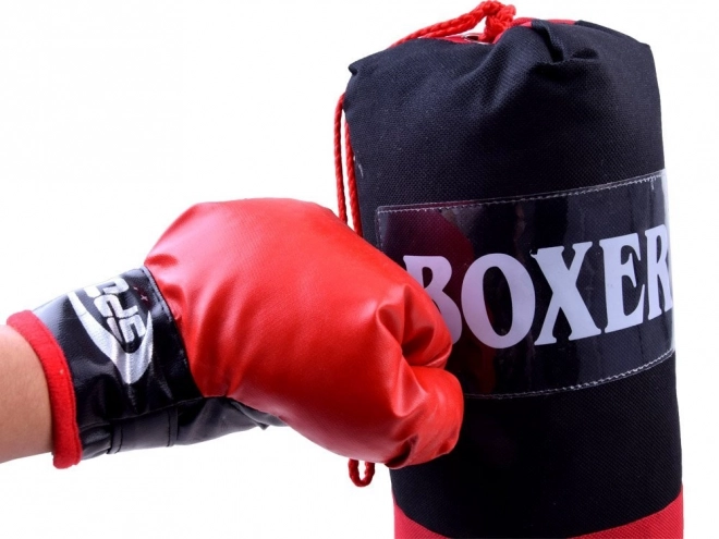 Ensemble de boxe avec gants et sac