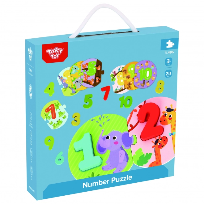 Puzzle éducatif Montessori Tooky Toy
