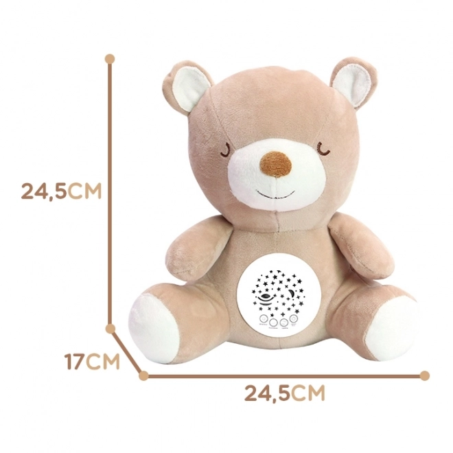 Woopie Baby peluche apaisante avec projecteur ourson 2en1