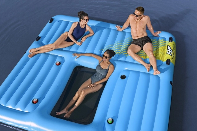HYDRO-Force Ostrov + toboggan 376x311cm BESTWAY