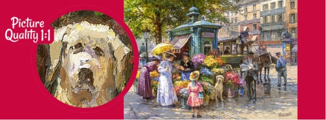 Puzzle Marché aux Fleurs CHERRY PAZZI 1000 pièces