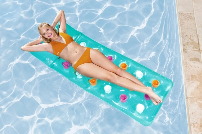 Matelas gonflable avec oreiller Joie d'été Bestway – Orange