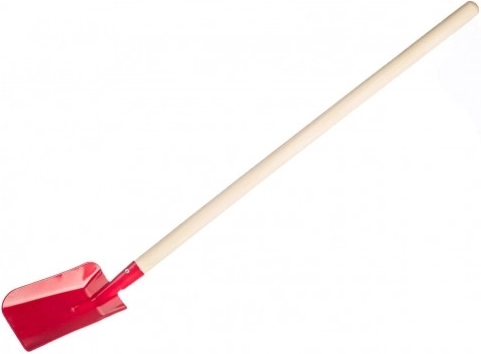 Pelle pour enfant avec manche en bois 80 cm – Rouge