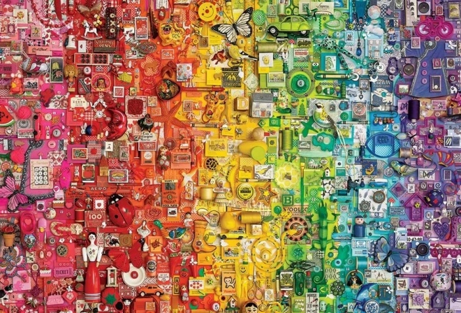 Puzzle COBBLE HILL Arc-en-ciel 2000 pièces