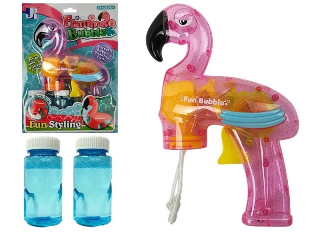 Pistolet à bulles Flamant rose rose