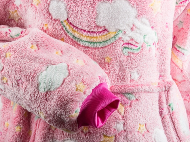Couverture éclairante chaude à capuche pour enfants