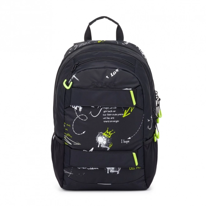 Sac à dos étudiant OXY Sport Graffiti avec trousse