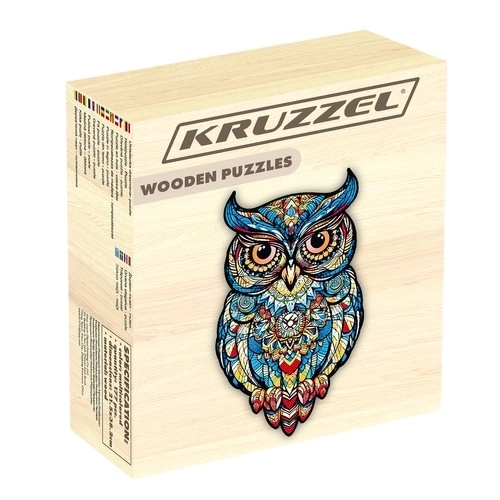 Puzzle en bois chouette Kruzzel