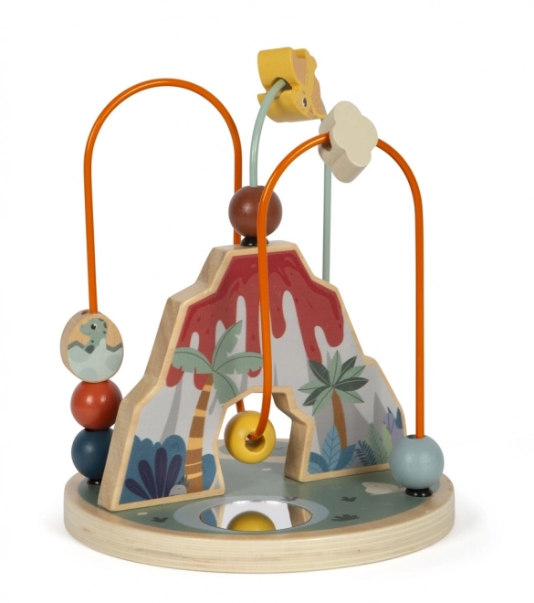 Petit labyrinthe moteur avec miroir Dino