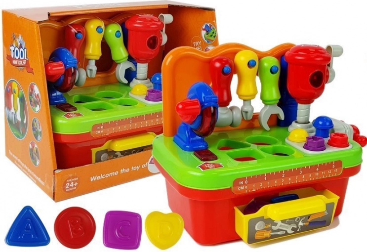 Ensemble d’outils Baby Workshop Sorter avec sons et lumières