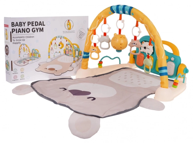 Tapis de jeu pour bébés avec piano et accessoires