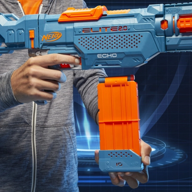 Pistolet Nerf Echo CS-10 avec accessoires