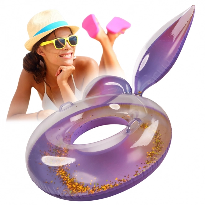 Cercle gonflable sirène pour enfants avec paillettes