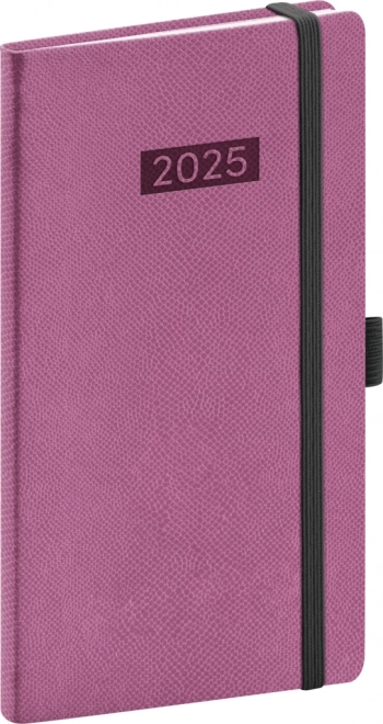 NOTIQUE Agenda de Poche Diario 2025, rose, 9 x 15,5 cm